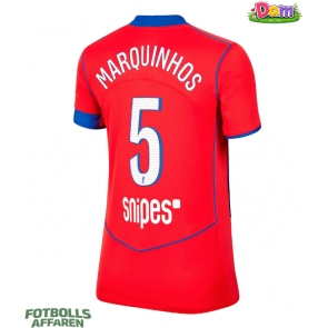 Paris Saint-Germain Marquinhos #5 Tredje Tröja Kvinnor 2025-26 Kortärmad